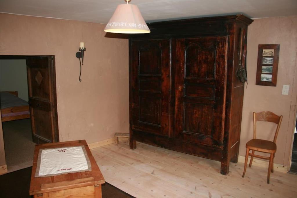 Chalet Avec Vue Sur Le Fort De Chateau Queyras Bagian luar foto